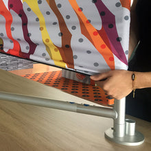 Load image into Gallery viewer, contour.inclined tilted 8'x8' backwall display