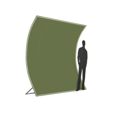 Load image into Gallery viewer, contour.wave 8'x8' backwall curved display