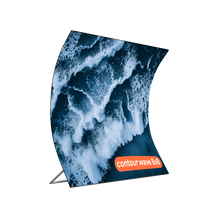Load image into Gallery viewer, contour.wave 8'x8' backwall curved display
