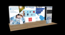 Load image into Gallery viewer, panoramic modular exhibition stand 10x20 05