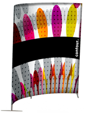 Load image into Gallery viewer, contour.curved tubular backwall 10'x8' display