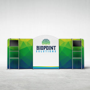 20ft Ensemble Tension Fabric Trade Show Display Kit E20A