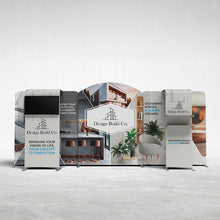 Load image into Gallery viewer, 20ft Ensemble Tension Fabric Trade Show Display Kit E20J
