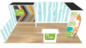Panoramic Exhibition Stand 10x20